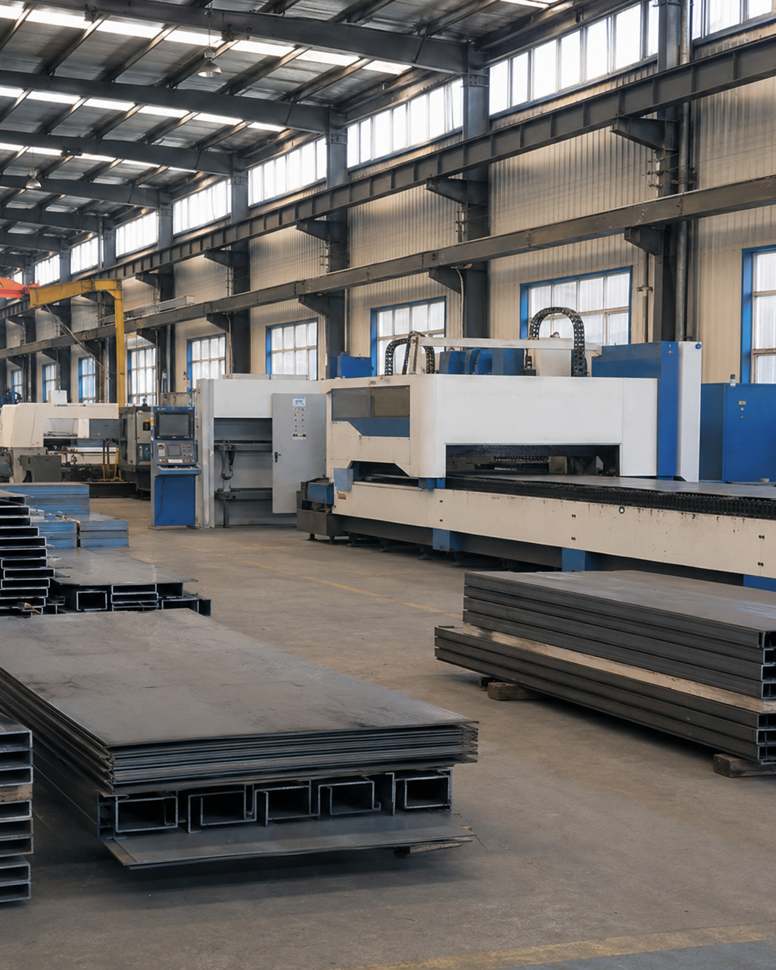 Lift frame welding activity in the DAYI manufacturing base.
