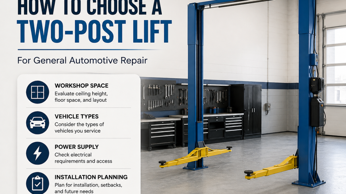 How to choose a two-post lift for general automotive repair