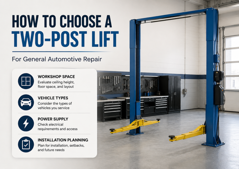 How to choose a two-post lift for general automotive repair