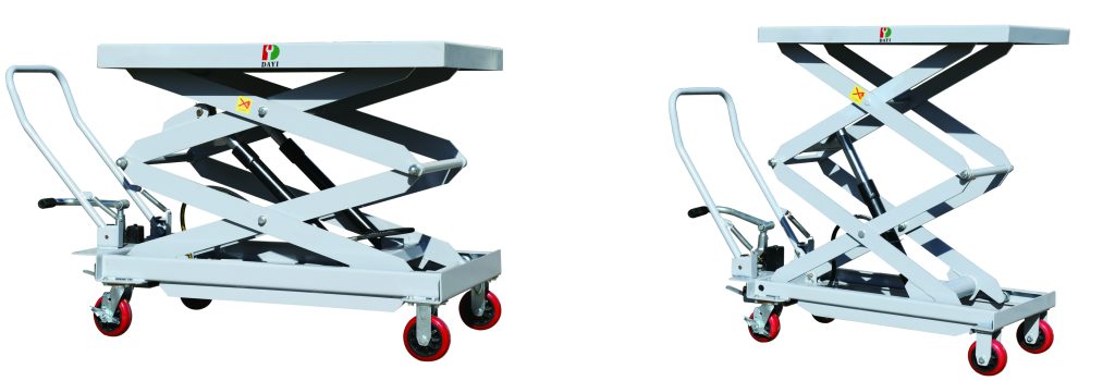 DAYI TJ-221080 manual hydraulic platform truck
