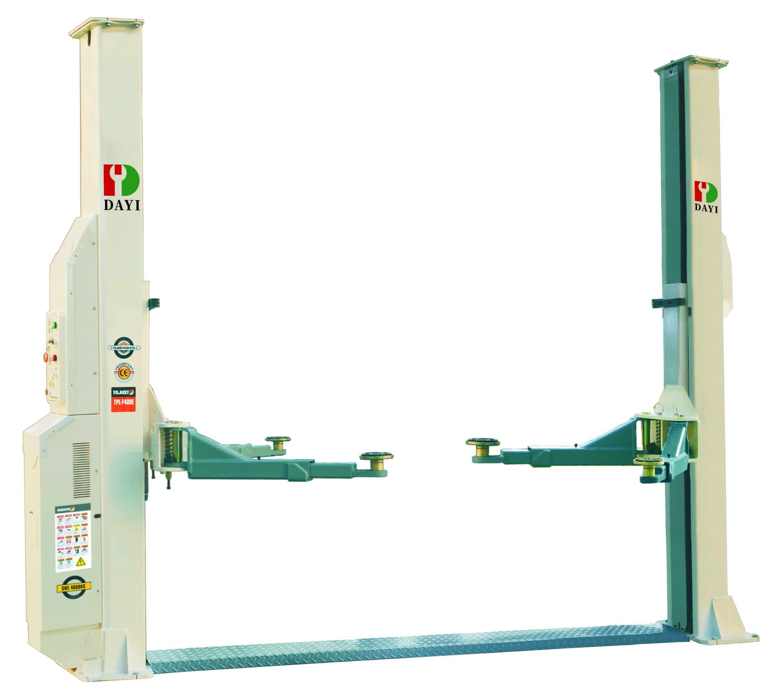 DAYI TPL-F408E electric-controlled hydraulic two-post lift
